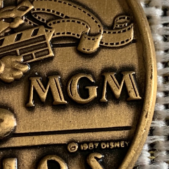 Walt Disney World MGM Studios 1989 Opening Spring 1989 LR Bronze Coin Medallion - Picture 5 of 6